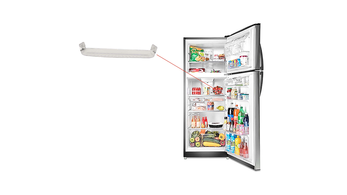 ANAQUEL PARA NEVERA MABE CENTRALES 53 X 5.5  6