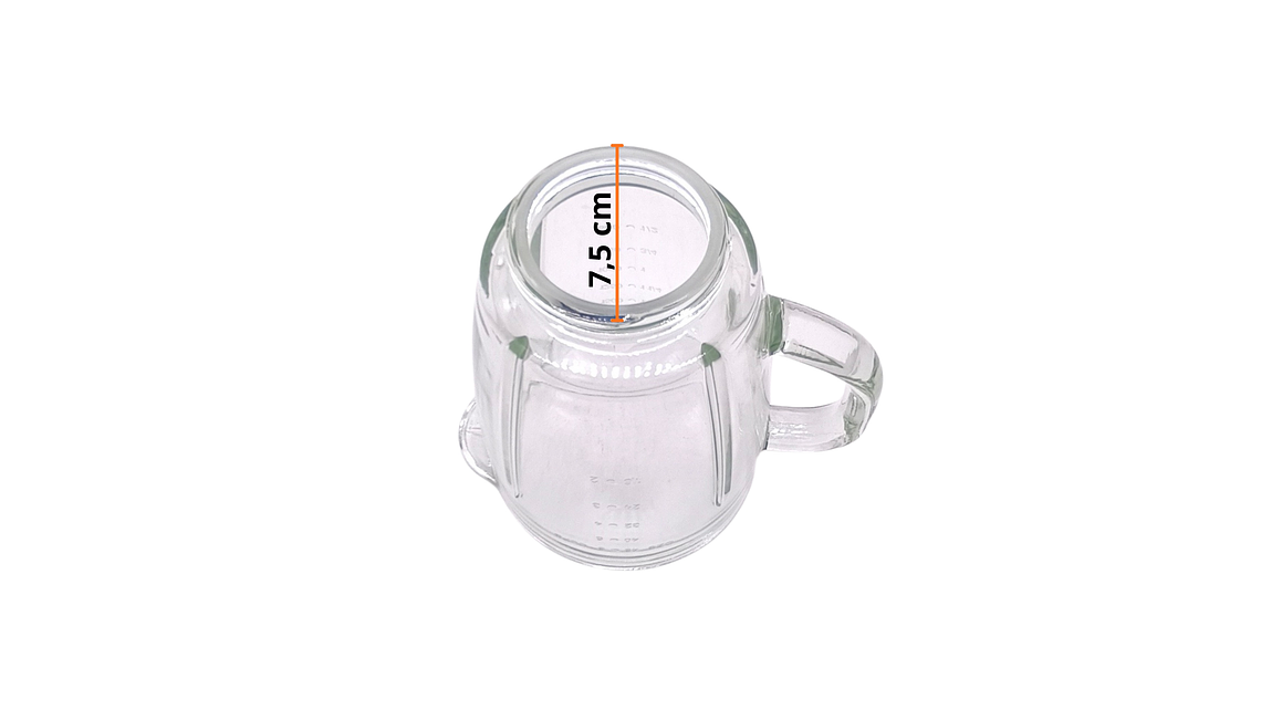 Vaso Vidrio Para Licuadora Kalley K-MLV6BSS 9