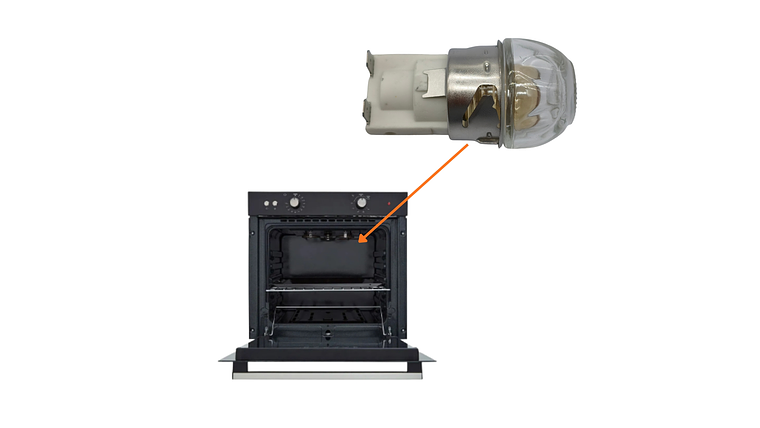 Luz Horno Portalampara + Bombillo 120V - 25W 4