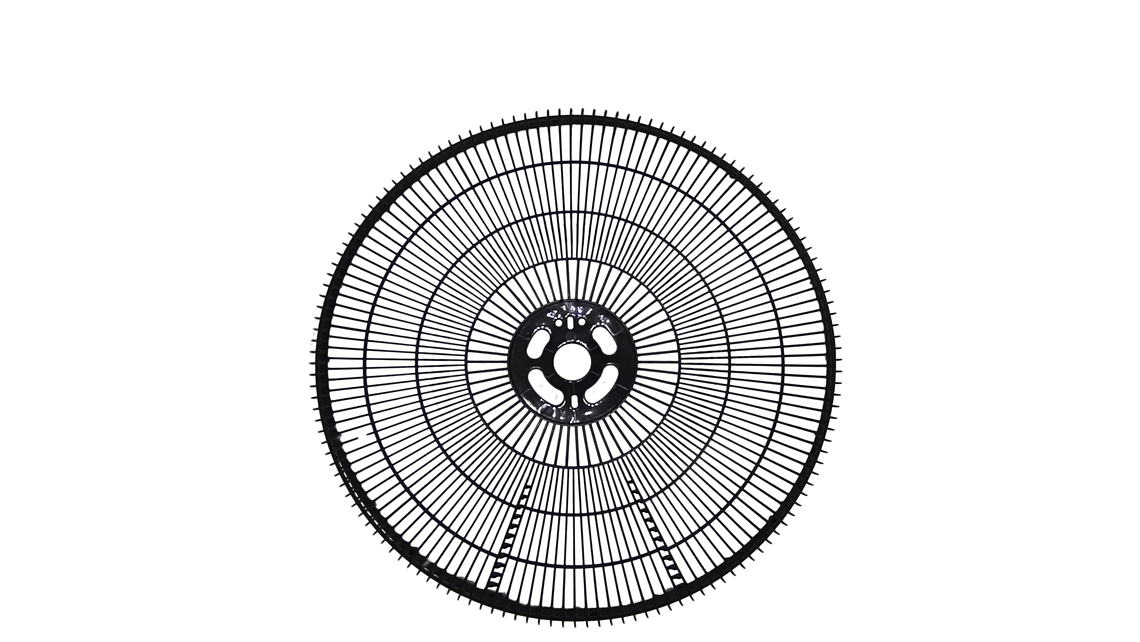 Malla Trasera Plastica Para Ventilador Universal Negro Fresh Ultra 1