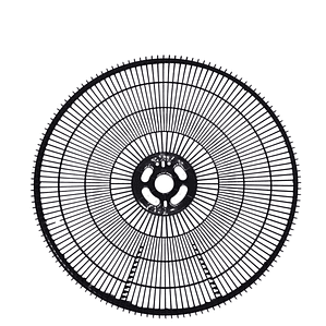 Malla Trasera Plastica Para Ventilador Universal Negro Fresh Ultra