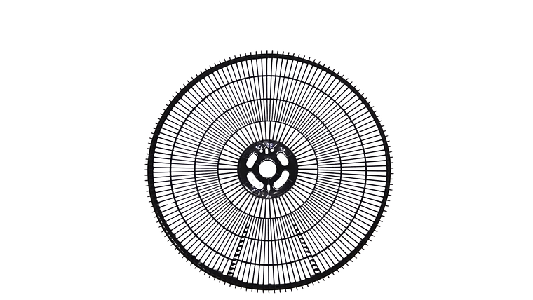 Malla Trasera Plastica Para Ventilador Universal Negro Fresh Ultra 1