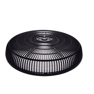 Malla Trasera Plastica Para Ventilador Universal Negro Fresh Ultra