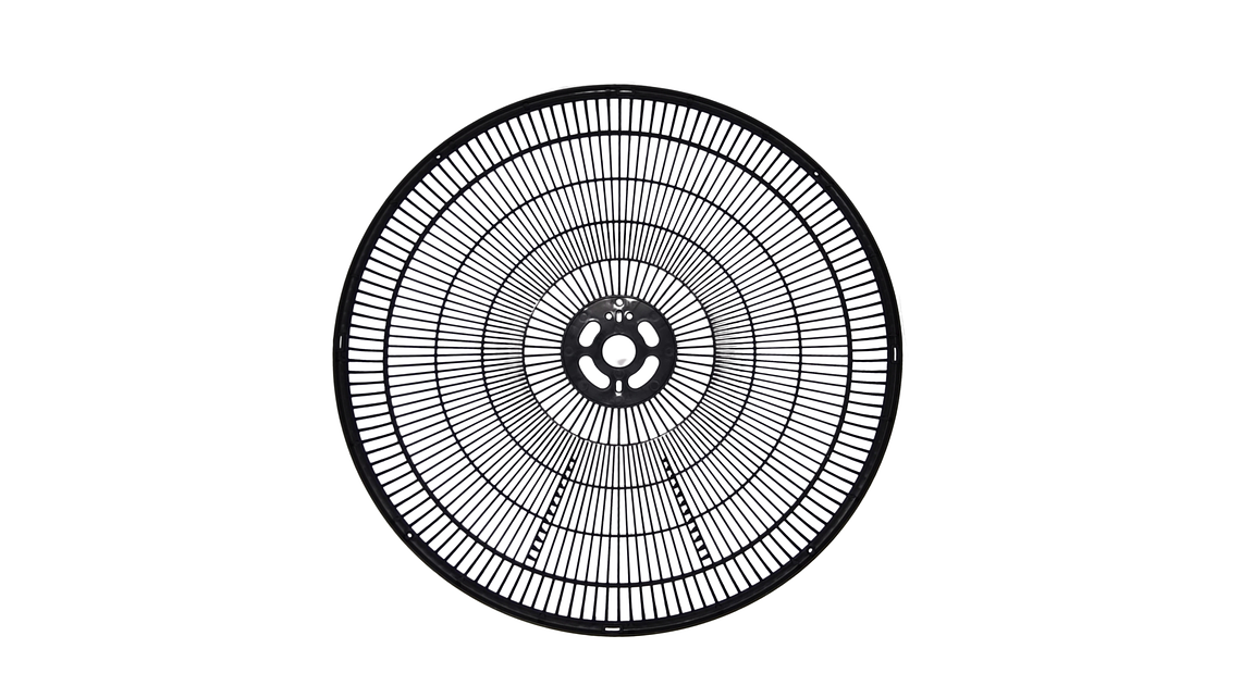 Malla Trasera Plastica Para Ventilador Universal Negro Fresh Ultra 3