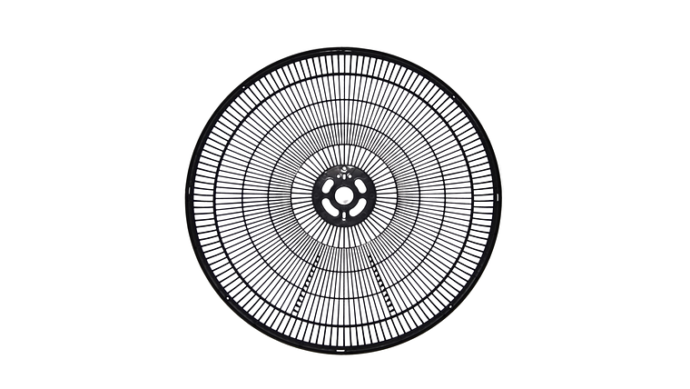 Malla Trasera Plastica Para Ventilador Universal Negro Fresh Ultra 3