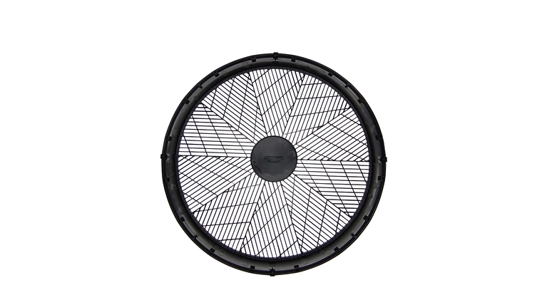 Malla Delantera Plastica Para Ventilador Universal Negro Fresh Ultra  2