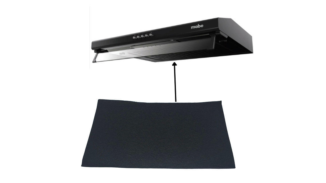 Filtro Carbon Campana Extractora Mabe  2