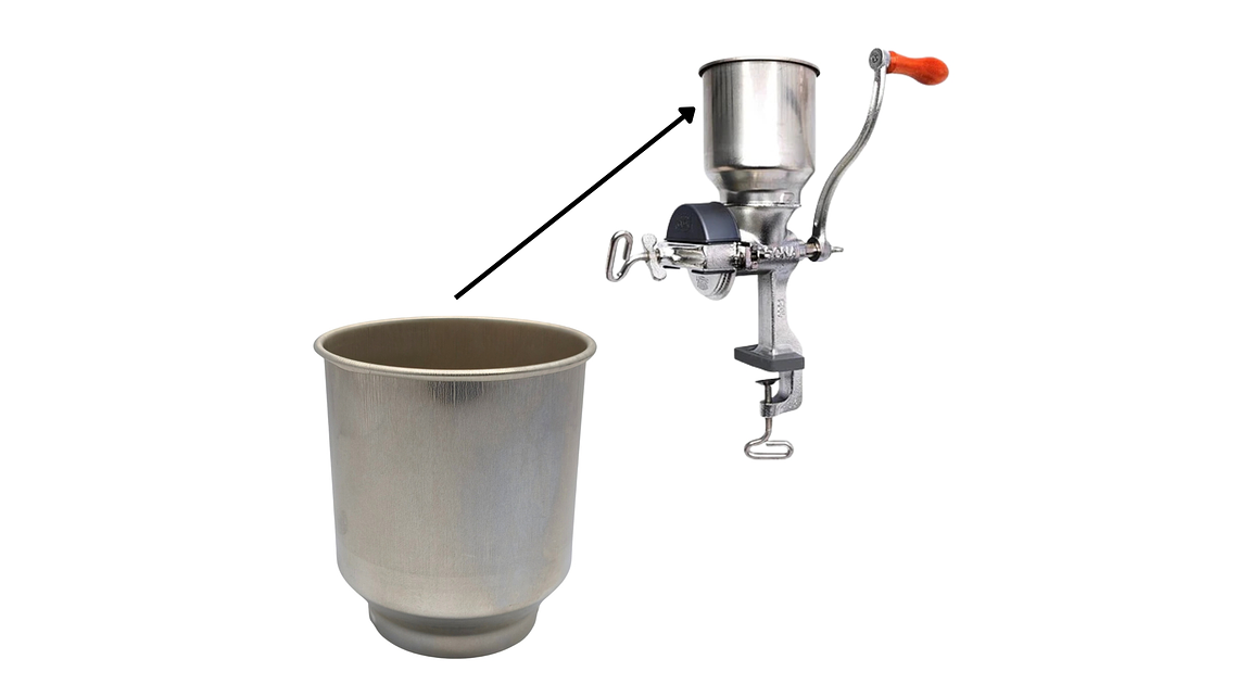 Tolva Metalica Alta Molino Corona De Granos 3