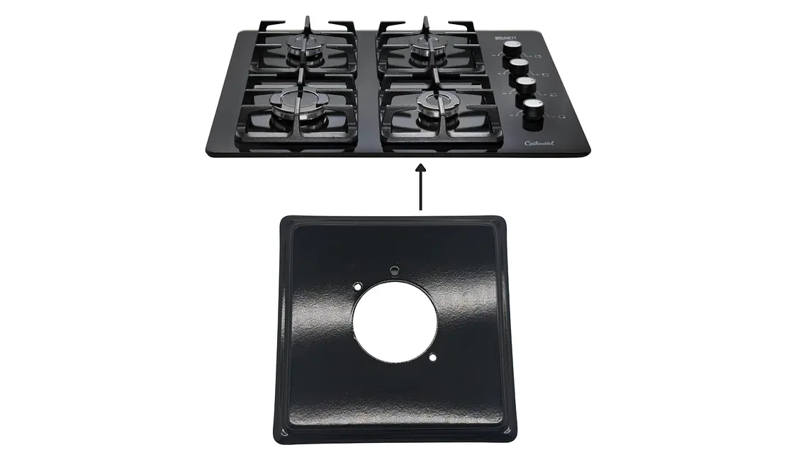 Plato Para Cubierta Continental Rapido Cuadrado 3