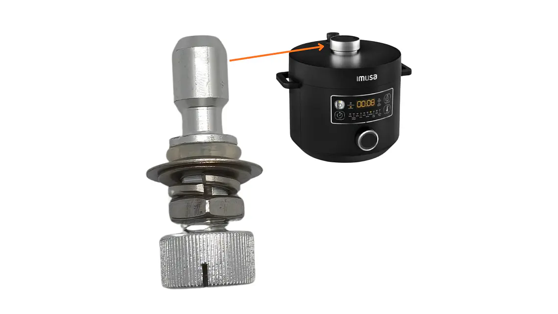 Tubo De Escape Olla Multifuncional Imusa Multichef Pro Nengro 5 L 3