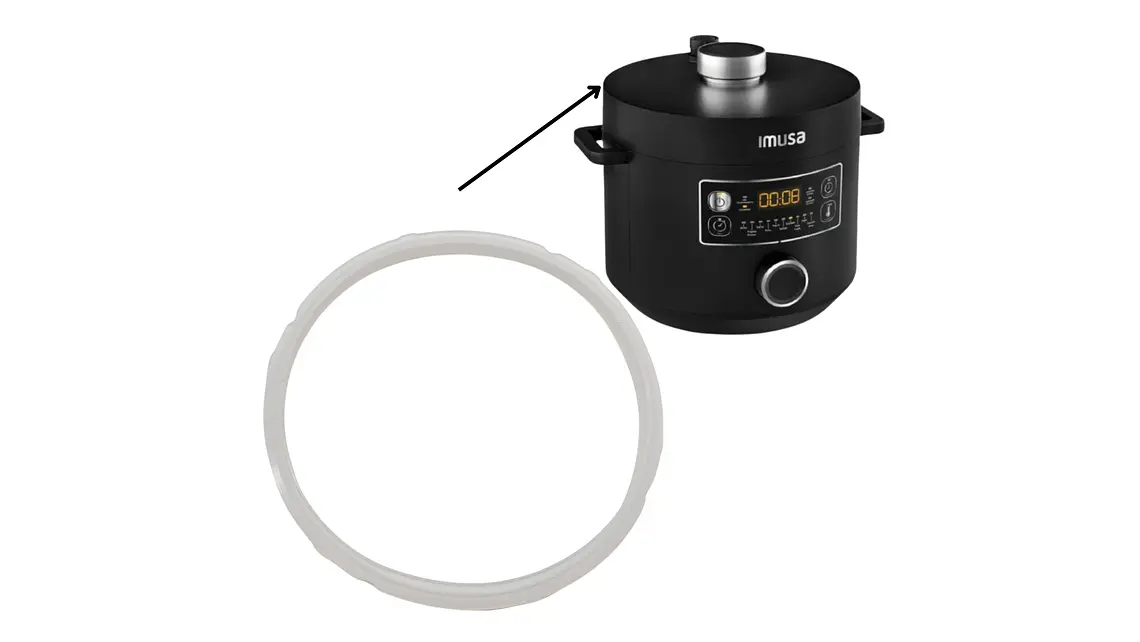 Empaque Olla Multifuncional Imusa Multichef Pro Nengra 5L 2