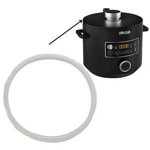 Empaque Olla Multifuncional Imusa Multichef Pro Nengra 5L