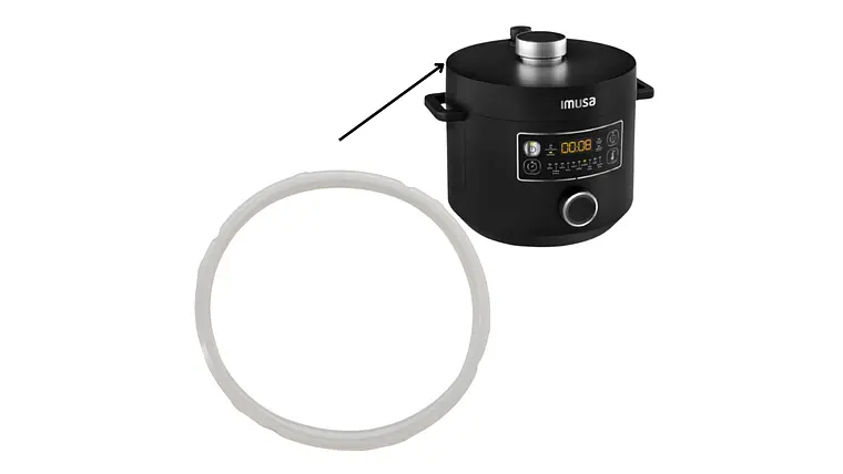 Empaque Olla Multifuncional Imusa Multichef Pro Nengra 5L 2