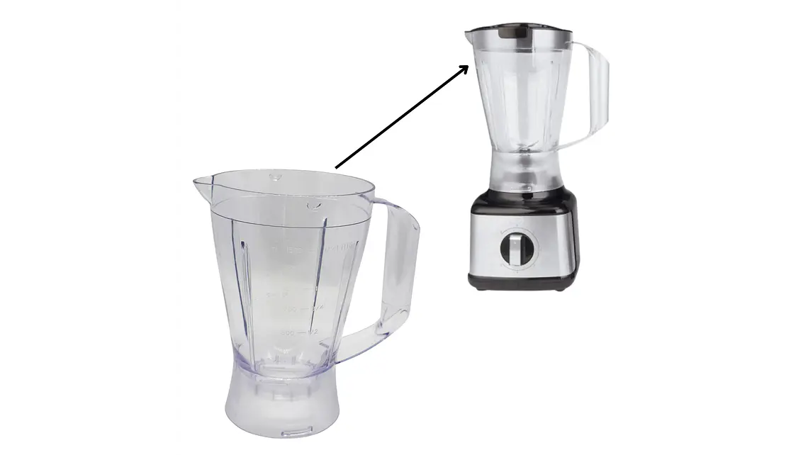 Vaso Platico Licuadora Kalley  K-MLP5PSS 2