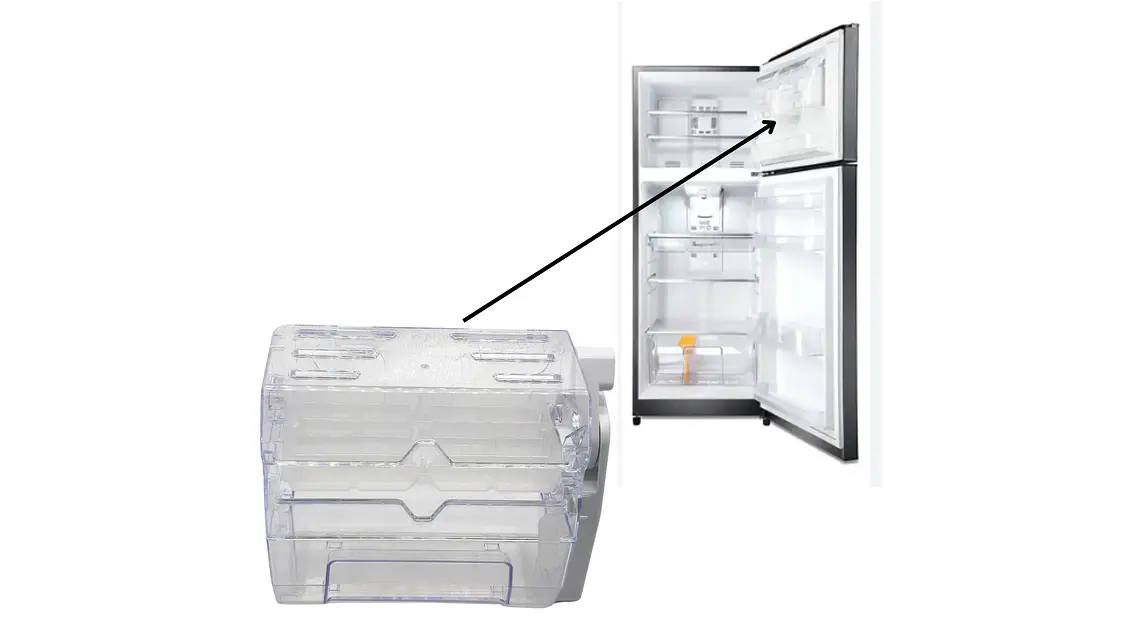 Fabricador De Hielo Nevera Mabe 3