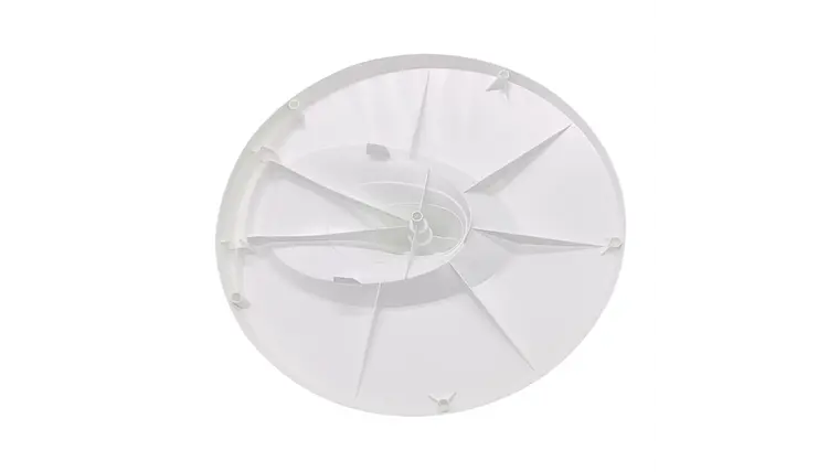 Base Piso Blanca Para Ventilador Samurai Turbo Power  4