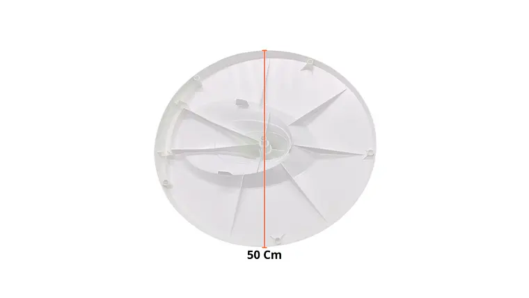 Base Piso Blanca Para Ventilador Samurai Turbo Power  6