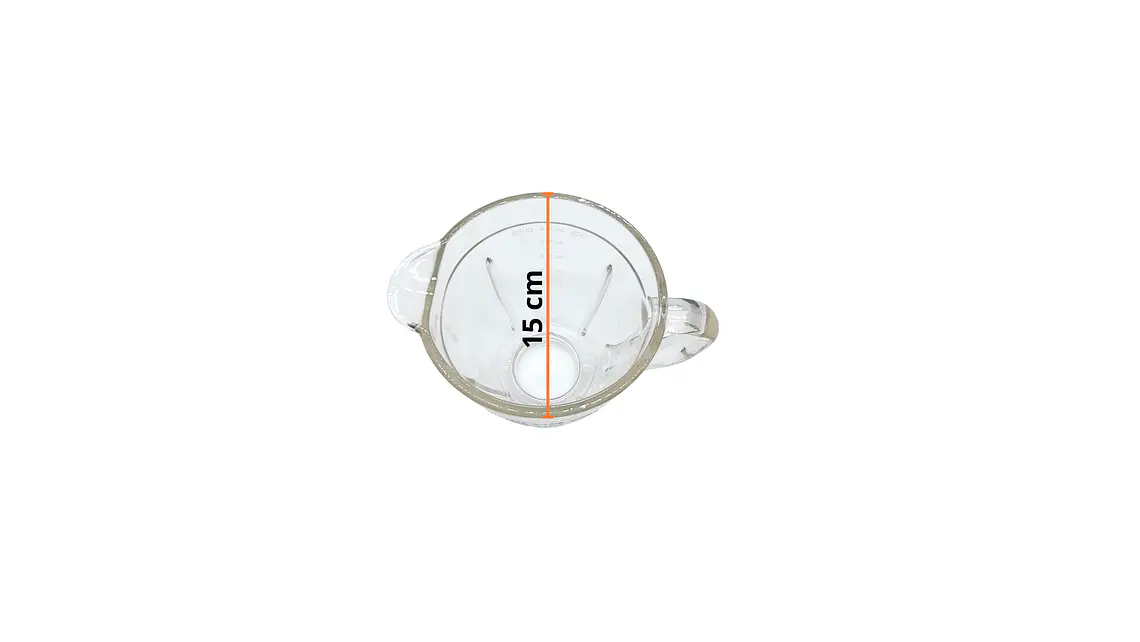 Vaso Vidrio para Licuadora Kalley K-MLV6BSS 6