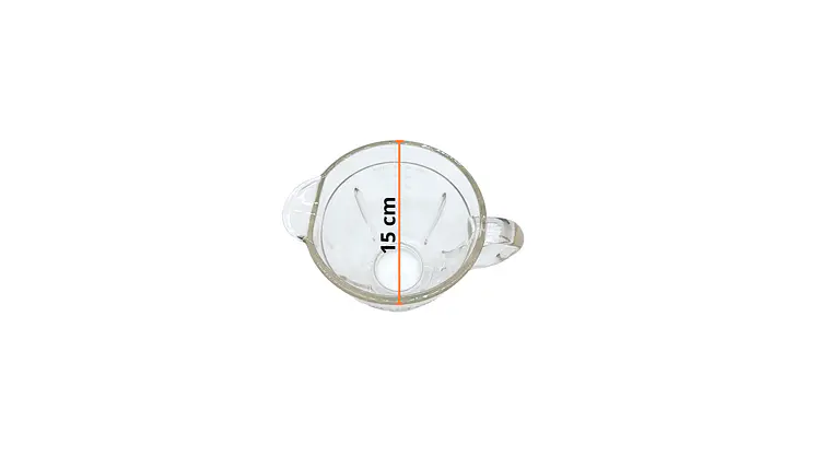 Vaso Vidrio para Licuadora Kalley K-MLV6BSS 6