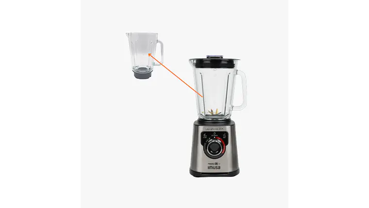 VASO VIDRIO + BASE LICUADORA IMUSA ULTRAFORCE 2X 5