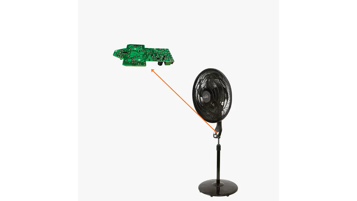 Tarjeta Principal Para Ventilador Kalley Digital K-V18D  5