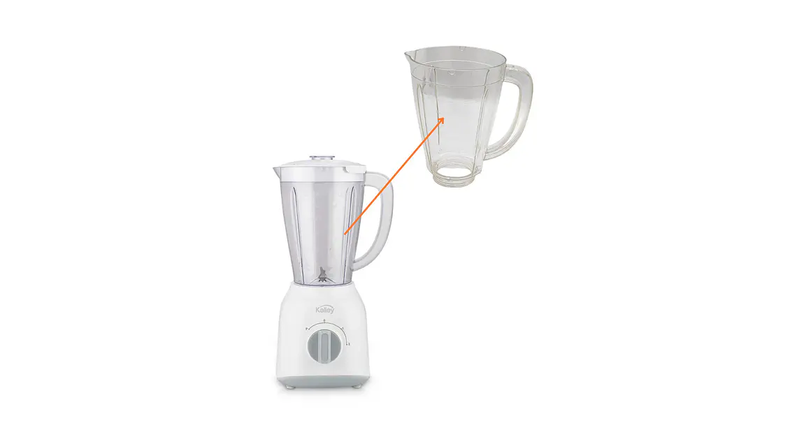 Vaso Plastico Para Licuadora Kalley K-ML400B 5