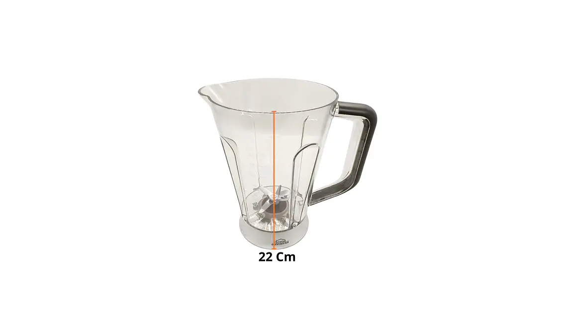 Vaso Con Cuchilla Licuadora Home Elements Maxi Power 1.8 Litros 6