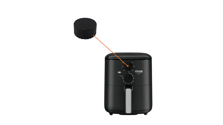 Perilla Temperatura para Freidora Imusa Easy Fry One Ez 3.5 Litros 7