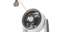 Ventaviola para Ventilador Kalley Cyclonic K-VMCU7B - Miniatura 3