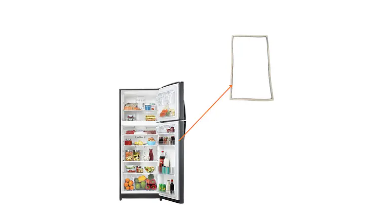 Empaque inferior para nevera Mabe 64 x 110 cm WR01L13817 5