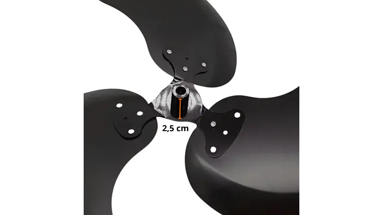 Hélice metálica para ventilador Kalley K-VP20HS 4