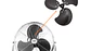 Hélice metálica para ventilador Kalley K-VP20HS - Miniatura 5