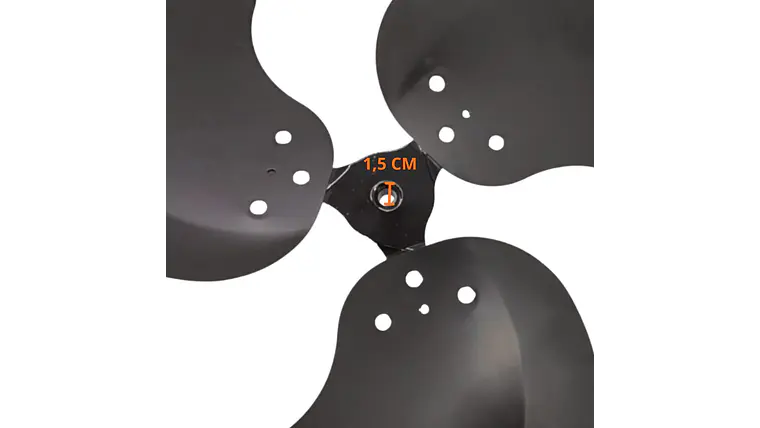 Hélice metálica para ventilador Kalley K-VP20HS 6