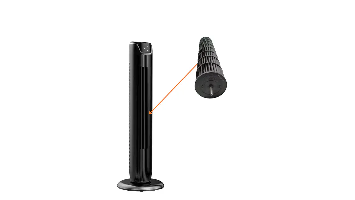Blower para ventilador de torre Kalley K-TF45 negro 4