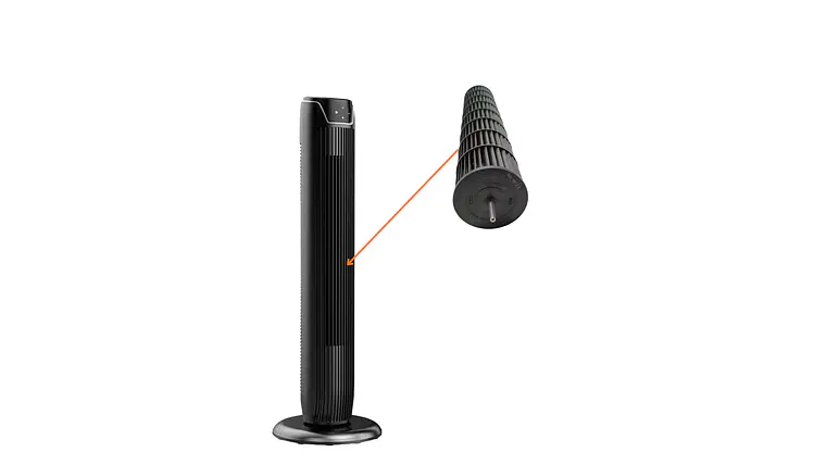Blower para ventilador de torre Kalley K-TF45 negro 4