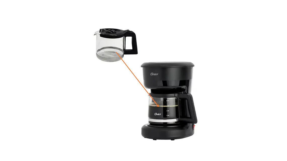 Jarra para cafetera Oster 5 tazas negra BVSTDCS51B 4