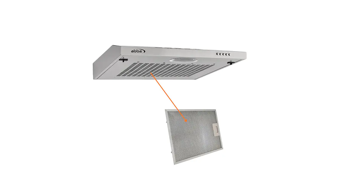 Filtro de aluminio para campana extractora compatible con Abba 3