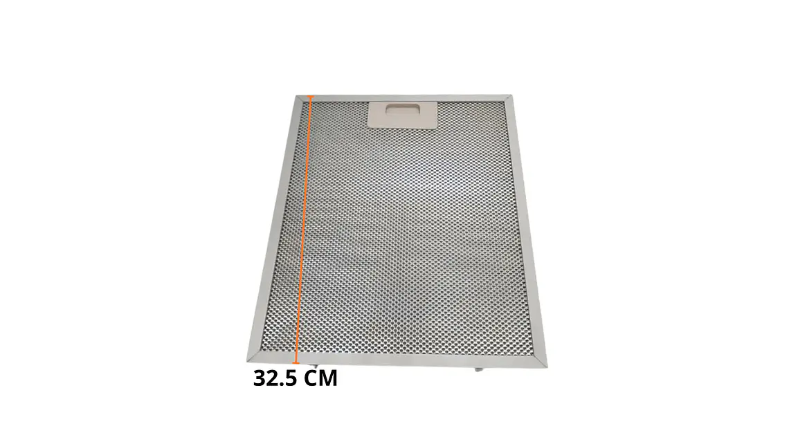 Filtro de aluminio para campana extractora compatible con Abba 4