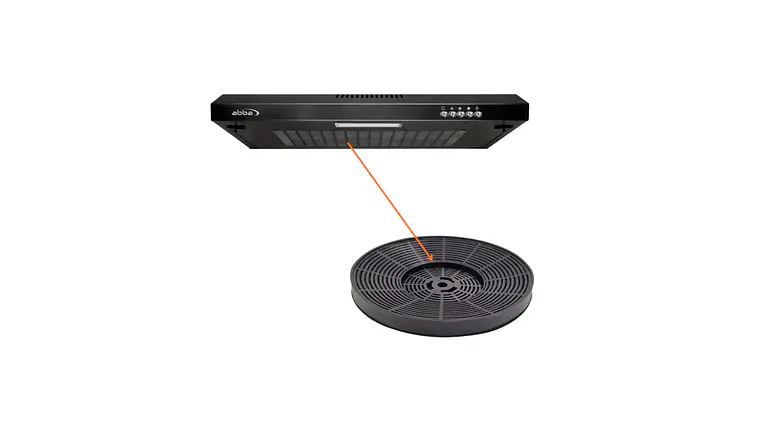 Filtro redondo de carbón para campana compatible con Abba 2