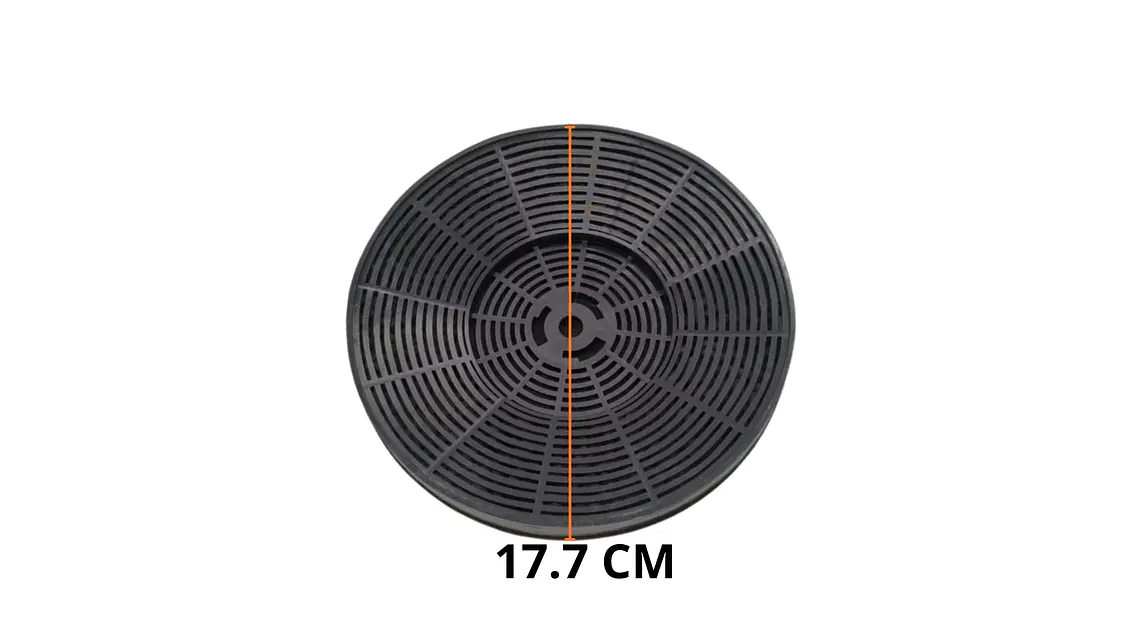 Filtro redondo de carbón para campana compatible con Abba 5