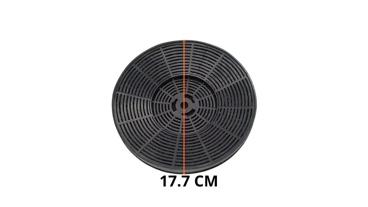 Filtro redondo de carbón para campana compatible con Abba 5