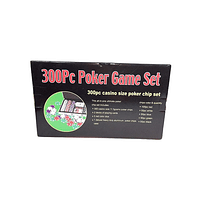 Caja 300 fichas poker 11 gr con naipes y dados