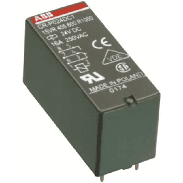 Relevador CR-P024DC2 mca. ABB