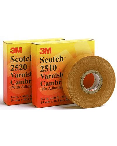 Cinta 3M Aisladora Barnizada Tipo Cambric Scotch 2520