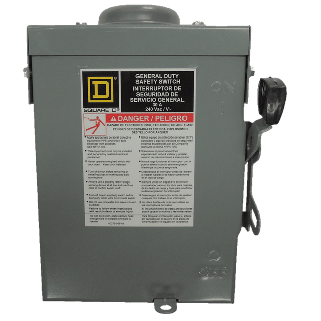 Safety switch p for outdoor weather 3p, 30A D321NRB
