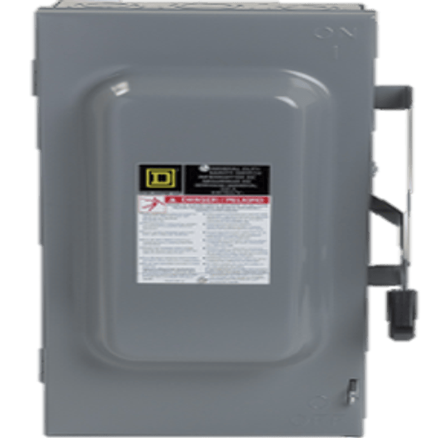 Interruptor de seguridad 3p, 100A D323N