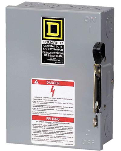 Safety switch 3p, 60A DU322