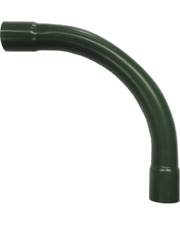 Elbow for heavy PVC pipe