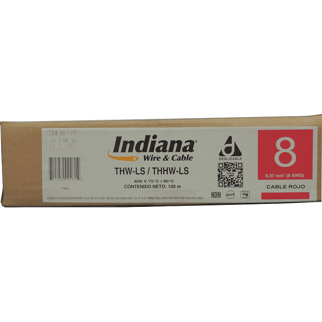 Cable Calibre 8 Indiana