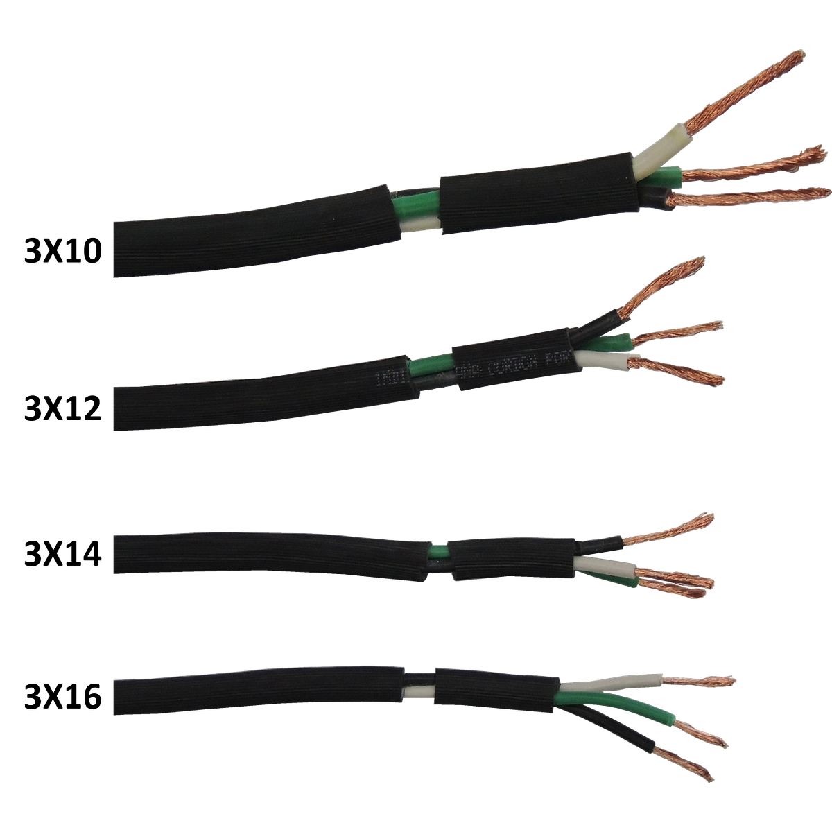 CABLE USO RUDO 3X12